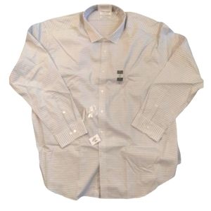 Men's Calvin Klein Striped Longsleeved Dress Shirt size 34/35. 4XL